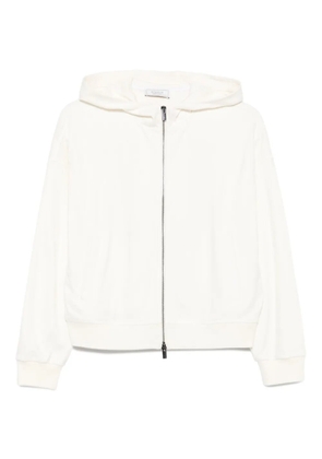 Peserico zip-fastening hoodie - Neutrals