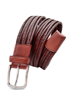 LEYVA BraidGen woven buckle belt - Brown