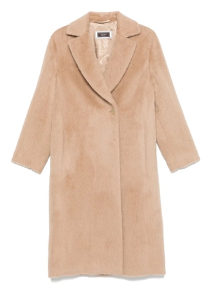 Peserico double-breasted coat - Brown