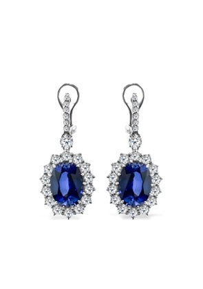 Fantasia by Deserio oval-frame earrings - Silver