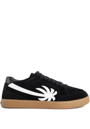Palm Angels palm-tree suede sneakers - Black