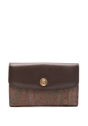 ETRO paisley-print wallet - Brown