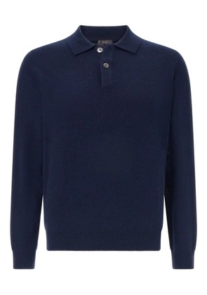 Boggi Milano cashmere polo shirt - Blue