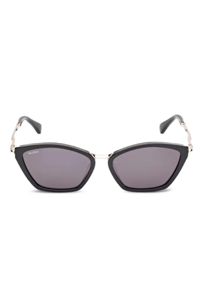 Max Mara Eyewear geometric-frame sunglasses - Gold