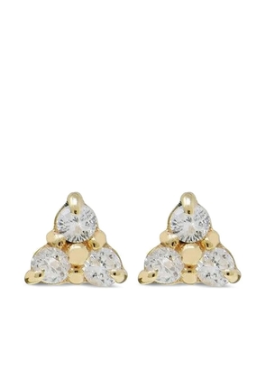 Anzie 14K yellow gold Cléo Trio diamond earring