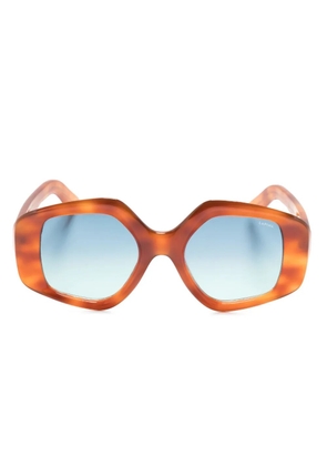 Lapima Stella oversized-frame sunglasses - Brown