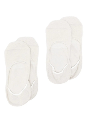 ANT45 cotton-blended socks (pack of two) - Neutrals
