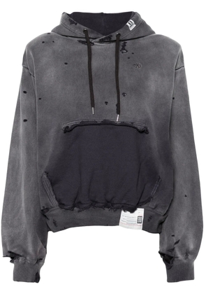 Maison MIHARA YASUHIRO distressed hoodie - Black