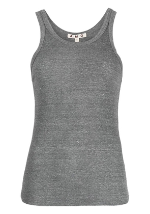 AMO ribbed-knit tank top - Grey
