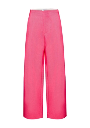 Mira Mikati high-waisted straight-leg trousers - Pink