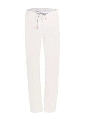 Eleventy drawstring trousers - White