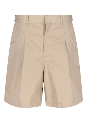 ENTIRE STUDIOS pleated cargo shorts - Neutrals
