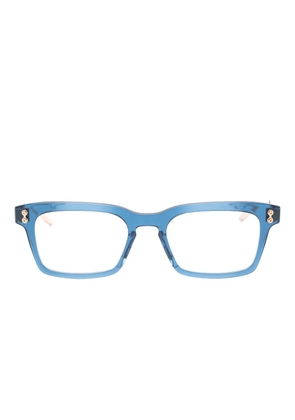 Akoni rectangle-frame glasses - Blue