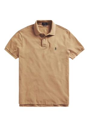 Polo Ralph Lauren Polo Pony-motif cotton polo shirt - Neutrals