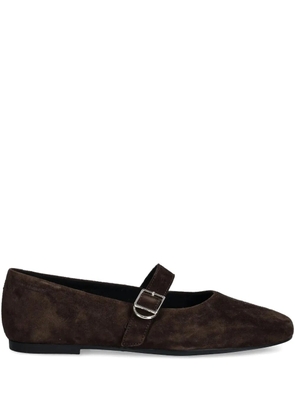 VAGABOND Jolin buckle-strap ballet flats - Brown