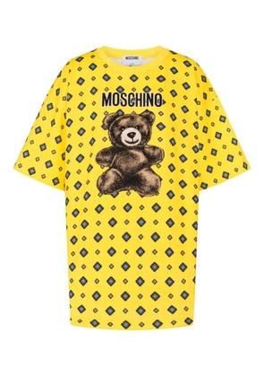 Moschino teddy-graphic T-shirt - Yellow