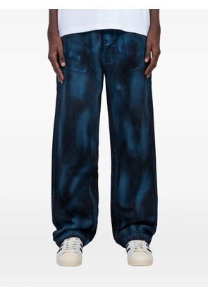 Arte Antwerp paint-splatter jeans - Blue