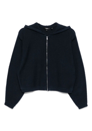 Theory hooded zip-up jacket - Blue