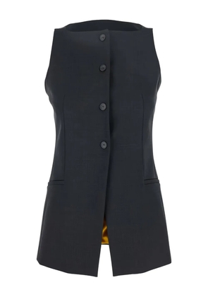 Merci button-fastening vest - Grey