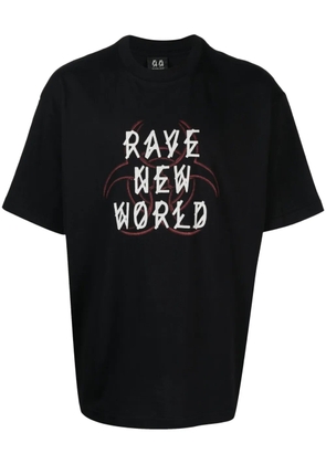 44 LABEL GROUP graphic-print cotton T-shirt - Black