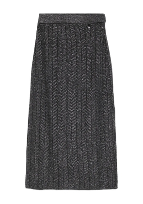 Herno textured skirt - Grey