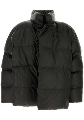Balenciaga logo-print puffer jacket - Black