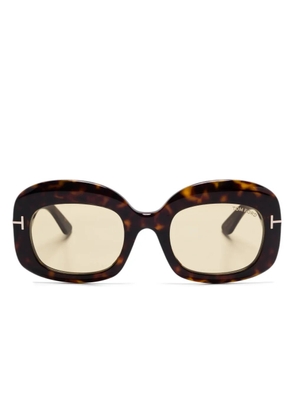TOM FORD Eyewear tortoiseshell sunglasses - Brown