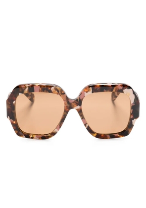 Chloé Eyewear Gayia square-frame sunglasses - Brown