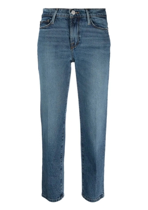 FRAME cropped straight leg jeans - Blue