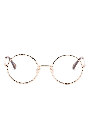 Chloé Eyewear round-frame glasses - Gold
