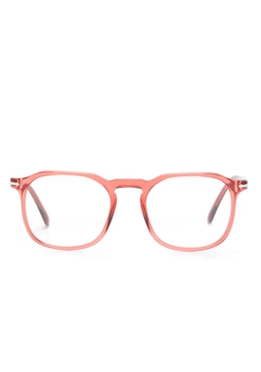 Persol PO3337V round-frame transparent glasses - Red