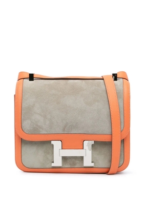 Hermès Pre-Owned 2014 Doblis and Swift Constance 24 crossbody bag - Grey