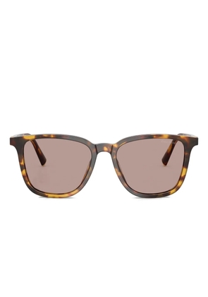Miu Miu Eyewear tortoiseshell-pattern square-frame sunglasses - Brown