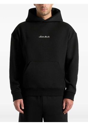 Manière De Voir Ollie kangaroo-pocket hoodie - Black