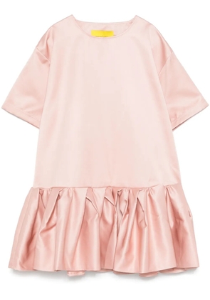 Marques'Almeida ruffled-skirt mini dress - Pink