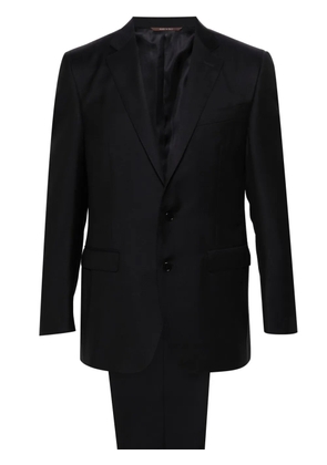 Canali single-breasted wool suit - Blue