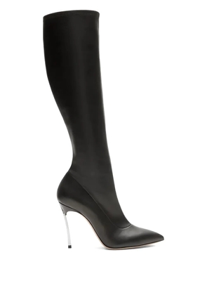 Casadei 100mm Blade to the Knee boots - Black