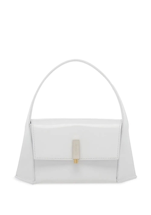 Ferragamo small Geometric leather shoulder bag - White