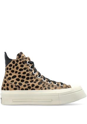 Converse Chuck 70 leopard-print high-top sneakers - Brown