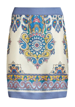 ETRO paisley-print skirt - Neutrals