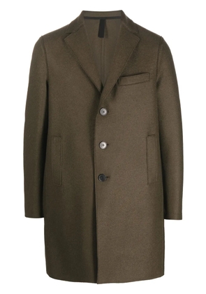 Harris Wharf London single-breasted virgin-wool coat - Green