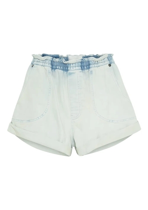One Teaspoon Hunters elasticated boyfriend shorts - Blue