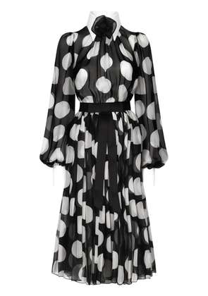 Dolce & Gabbana polka-dot print dress - Black