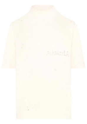 Maison Margiela Handwritten cotton T-shirt - White