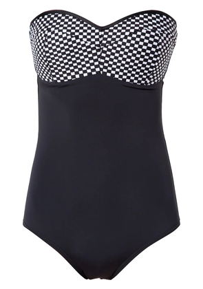 Amir Slama bandeau swimsuit - Black
