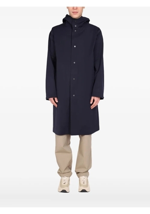 MONOBI hooded trench coat - Blue