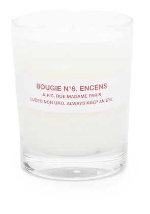 A.P.C. Candle No.6 Encens - White