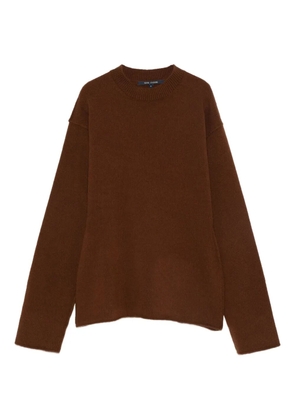 Sofie D'hoore round-neck wool sweater - Brown