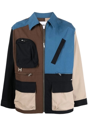 AMBUSH panelled worker jacket - Brown