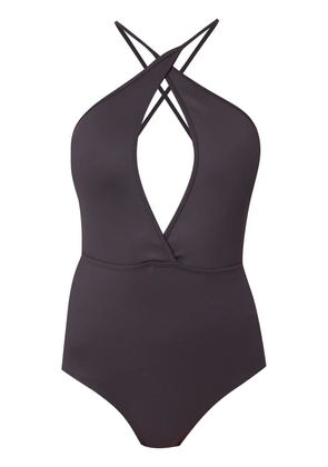 Amir Slama swimsuit with cut detail - Black